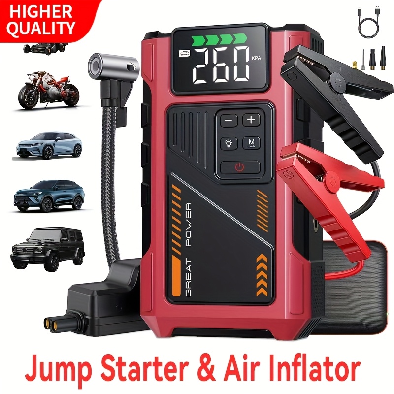 Power Tools Display - 4000A Portable Car Jump Starter with