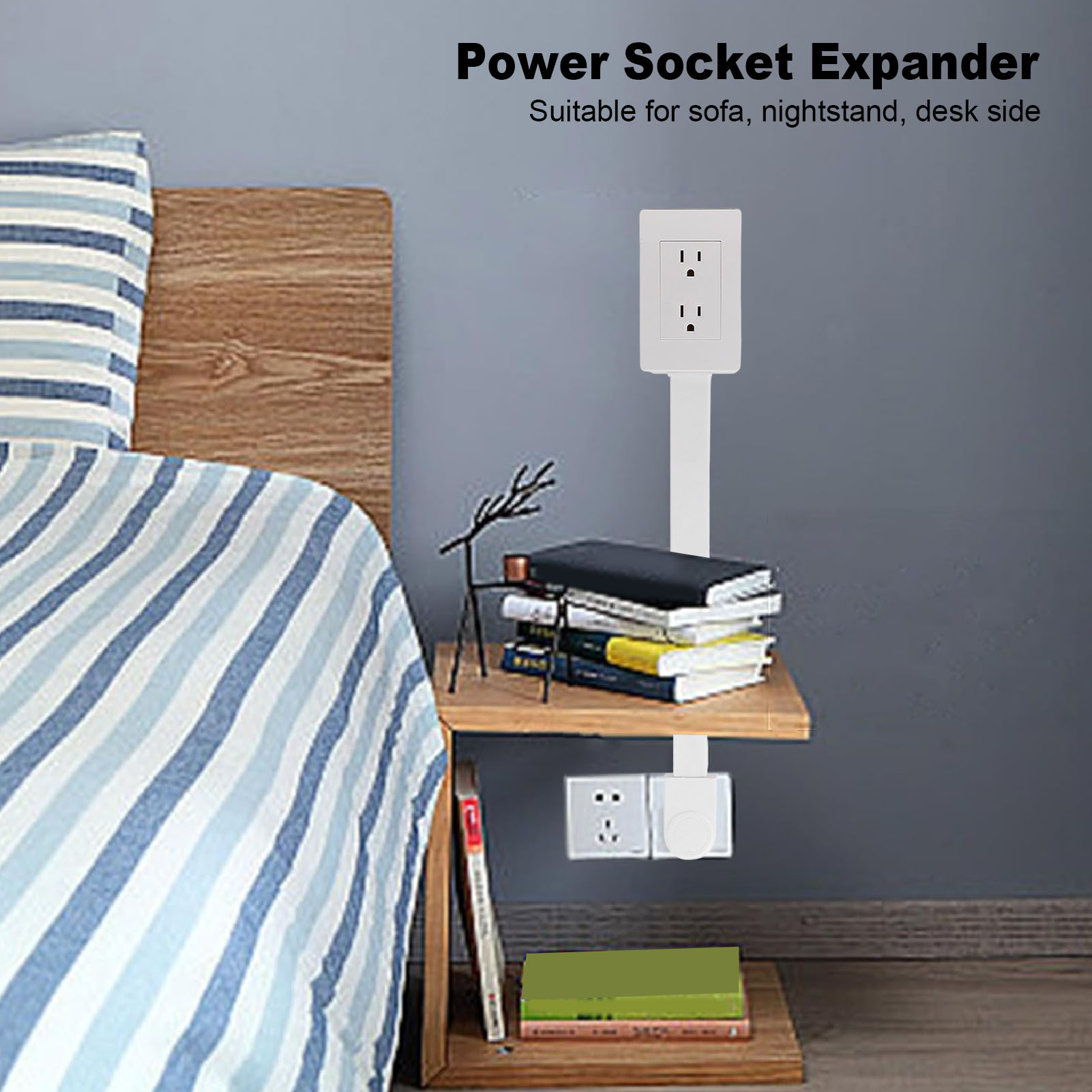 Power Tools Extension - Rotatable Power Strip Flexible Placement Electrical