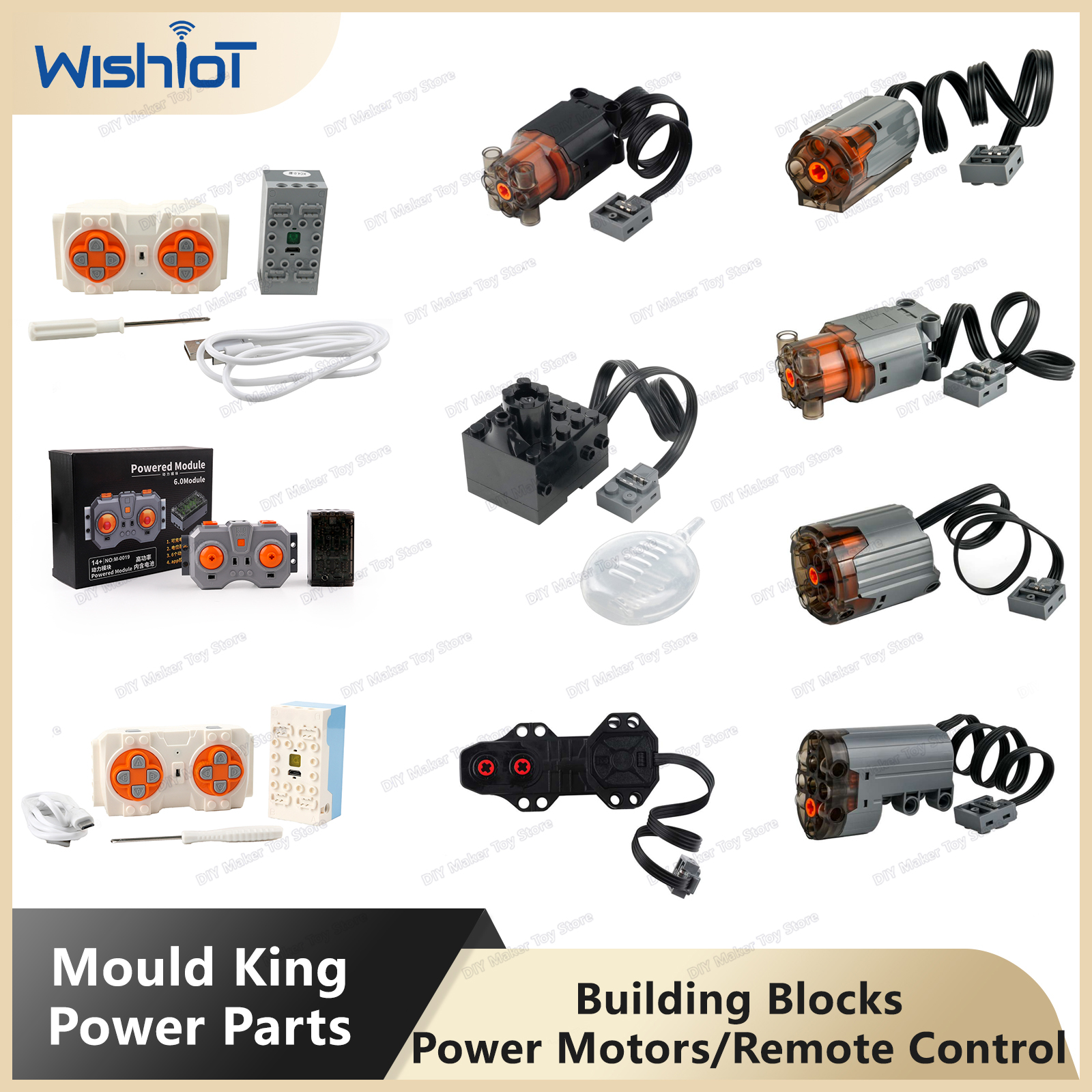 Power Tools Organizer - Mould King Power Functions Technical Parts