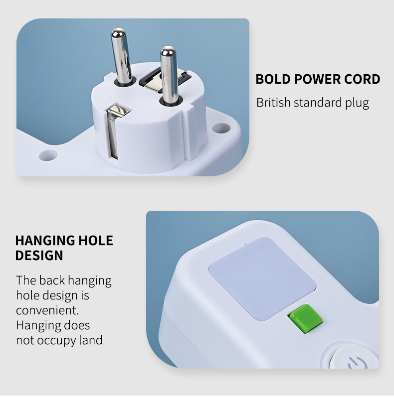 EU Plug Outlet 4 Sockets Elect - Power Tools Extension recensie en prijs