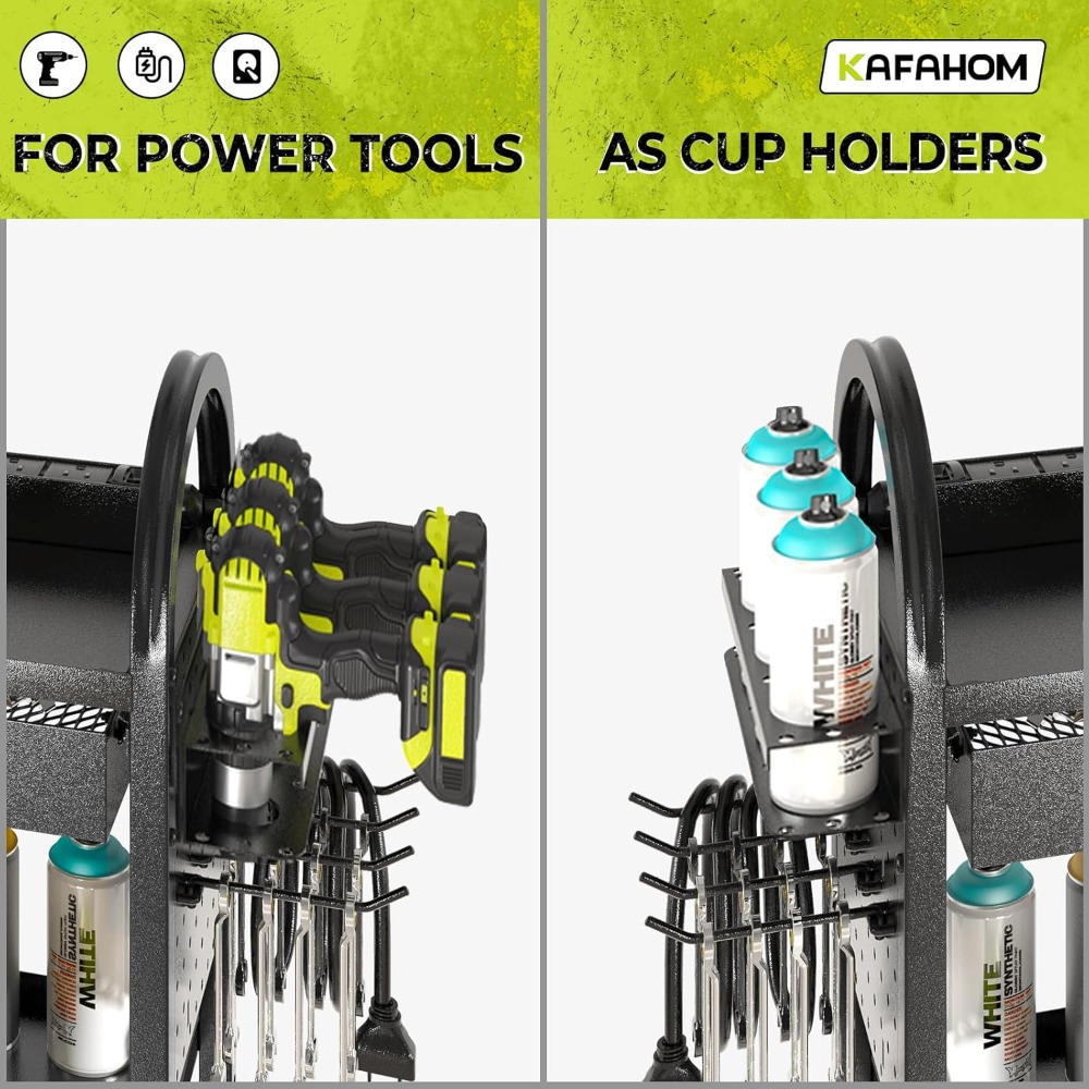 Power Tool Cart with Charging  - Power Tools Organizer recensie en prijs