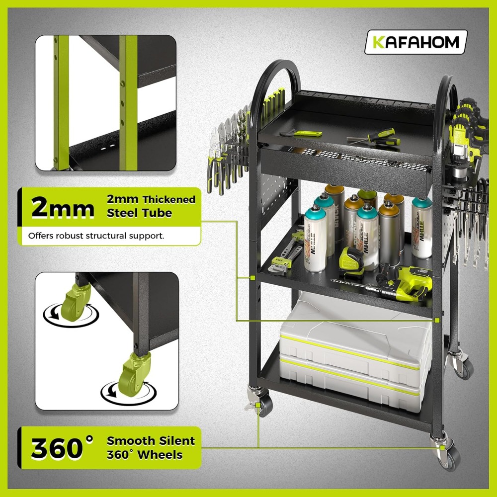 Power Tool Cart with Charging  - Power Tools Organizer recensie en prijs