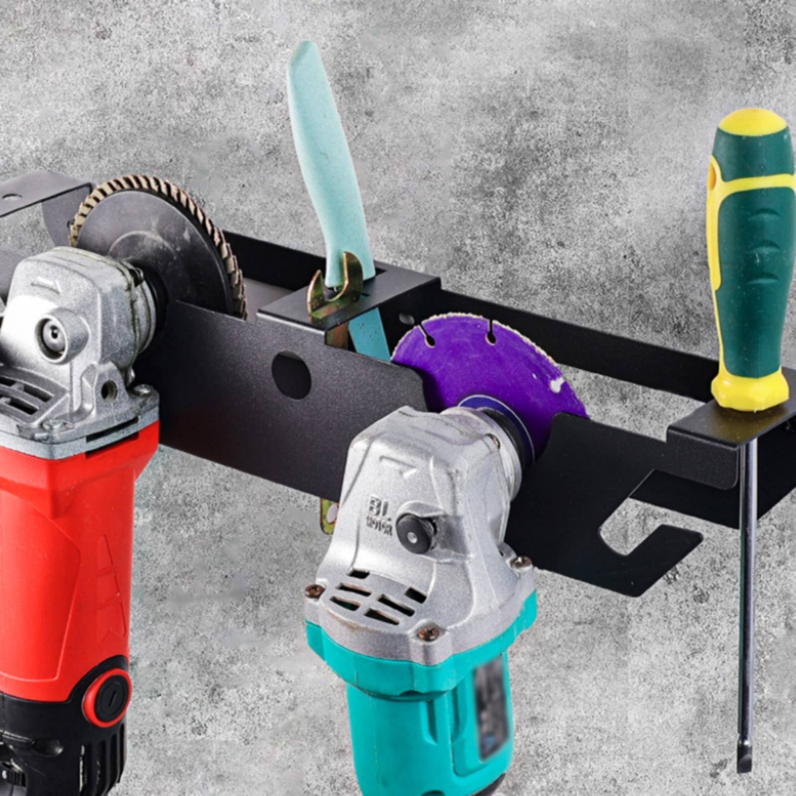 4 Bay Angle Grinder Rack Heavy - Power Tools Organizer recensie en prijs
