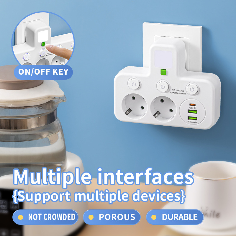 EU Plug Outlet 2-6 Sockets Ele - Power Tools Extension recensie en prijs