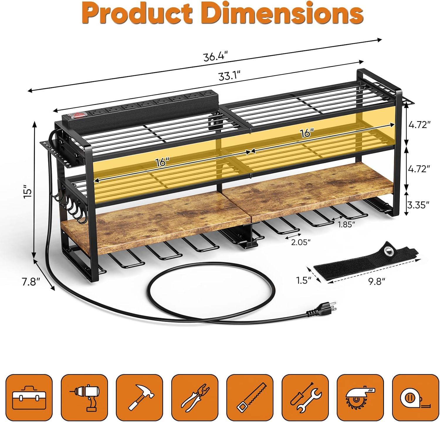 Large Power Tool Organizer Wal - Power Tools Organizer recensie en prijs