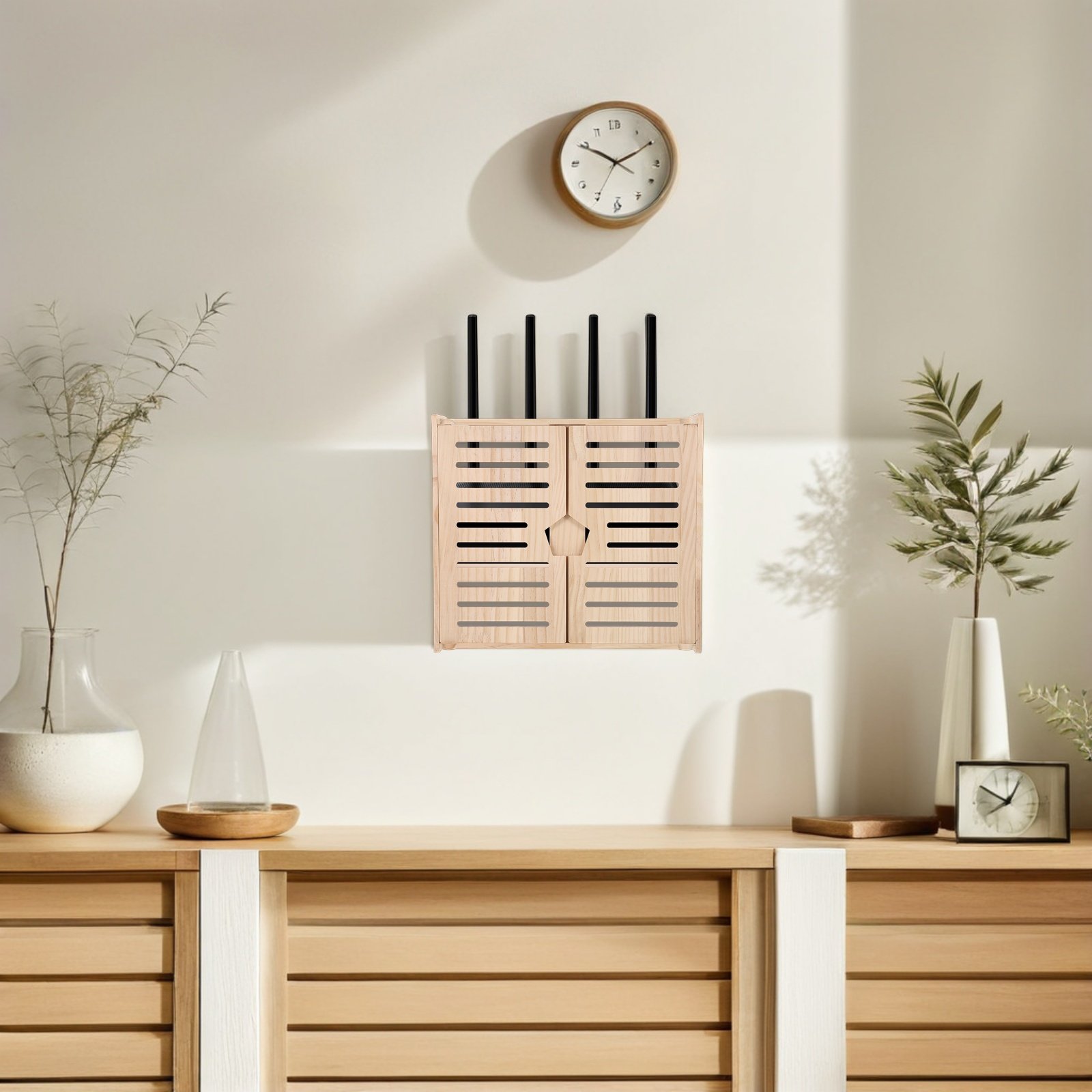 Wooden WiFi Router Storage Box - Power Tools Organizer recensie en prijs
