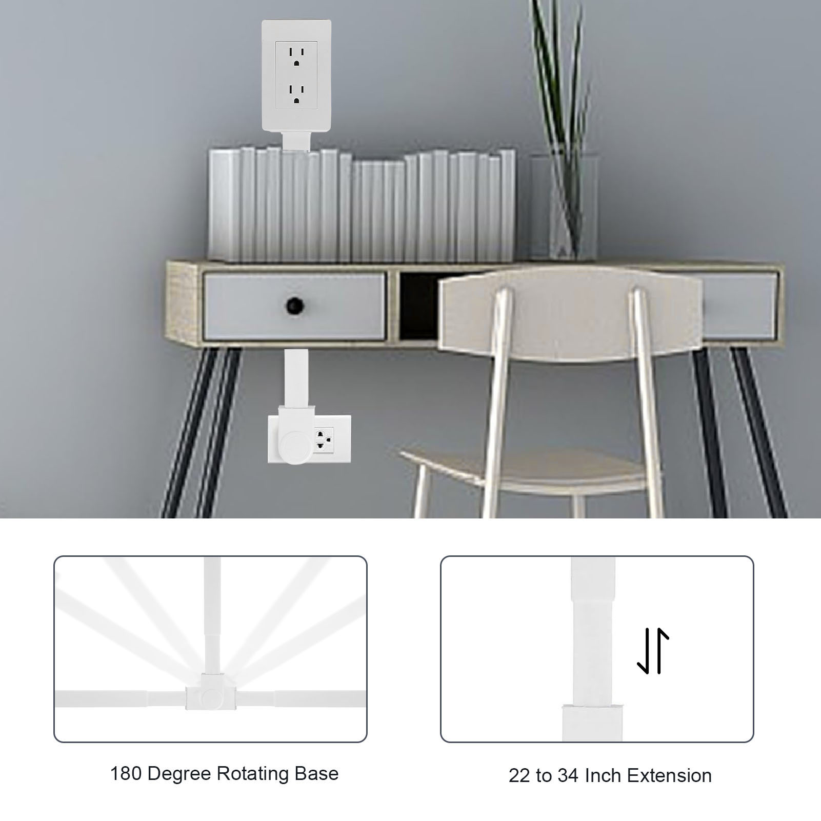 Rotatable Power Strip Flexible - Power Tools Extension recensie en prijs
