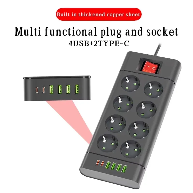 EU Plug Power Strip Outlet Ext - Power Tools Extension recensie en prijs
