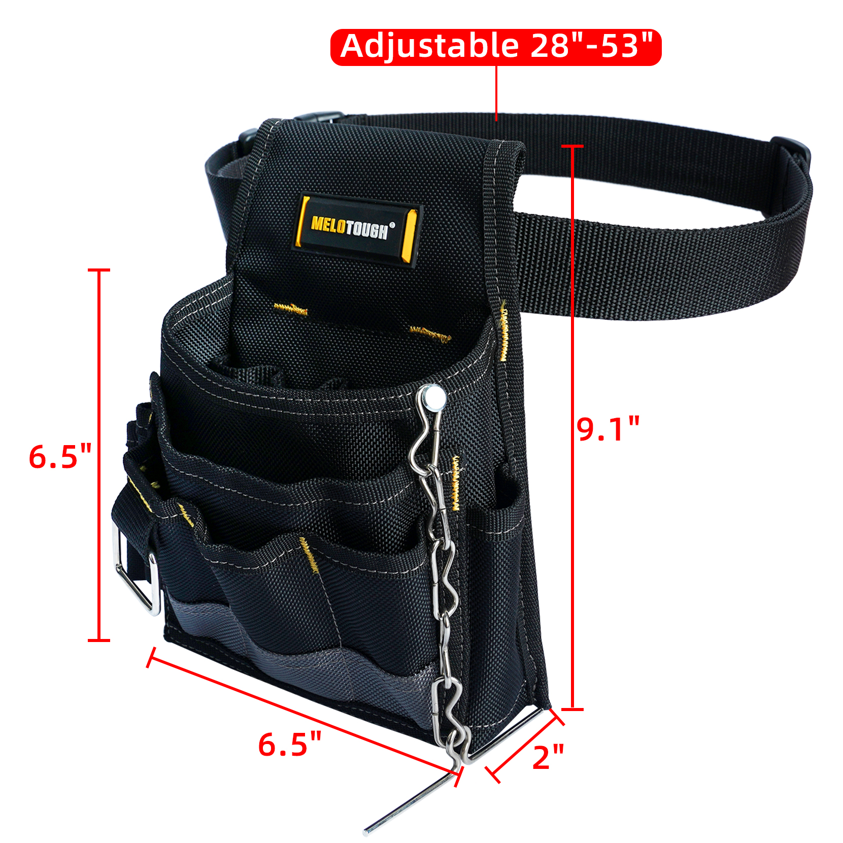 MELOTOUGH Electrician Tool Pou - Power Tools Organizer recensie en prijs